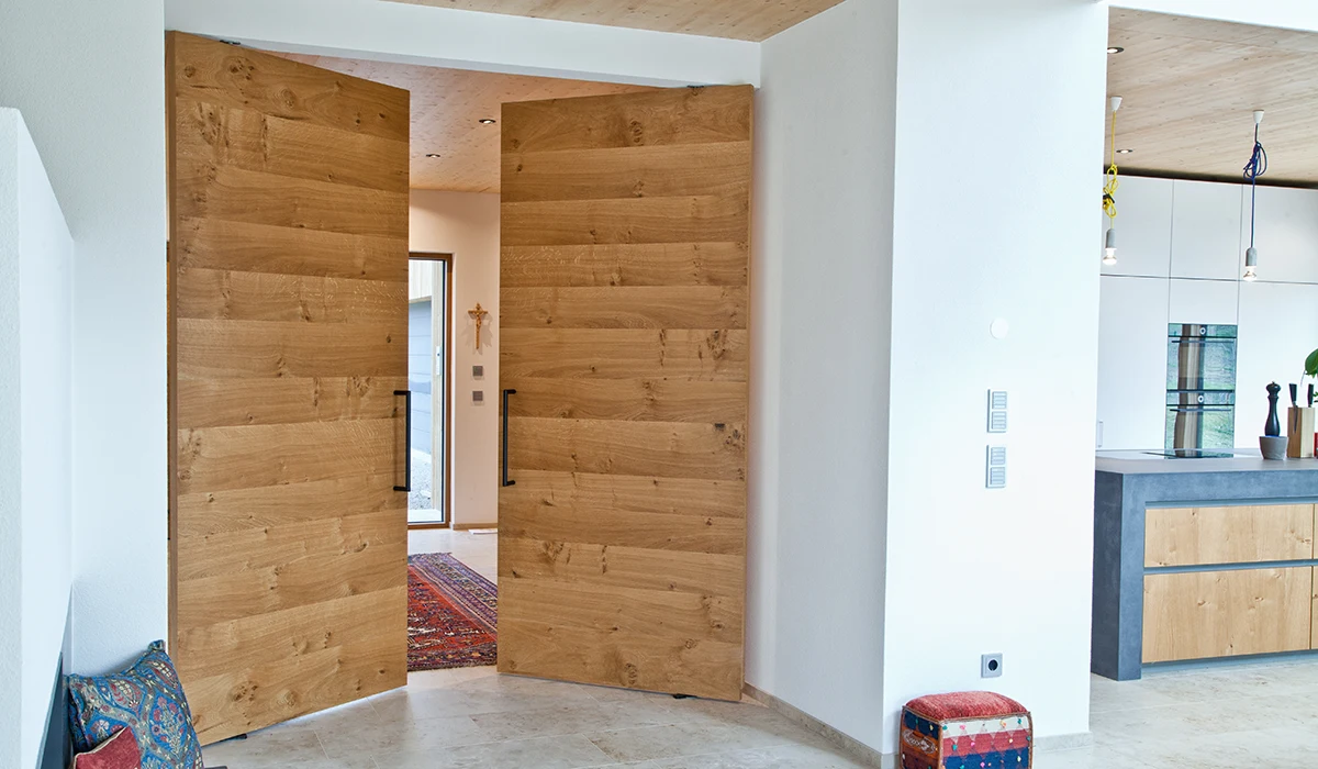 Zweiflüglige Innentür aus Holz, Modell 516 vom Bichler Türenwerk